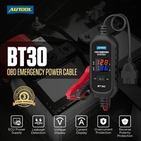AUTOOL BT30 Coche ECU Fuente de alimentación de emergencia Memoria de copia de seguridad Cable obd2 de BT-30