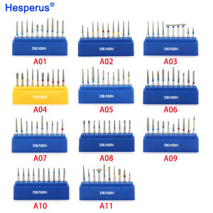 10 cái/hộp nha khoa tốc độ cao Kim Cương <span class=keywords><strong>burs</strong></span> Set Nha khoa Răng vương miện Inlay chuẩn bị <span class=keywords><strong>burs</strong></span> công cụ đánh bóng nha khoa phụ kiện - Product Image 2