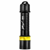 Lampe torche LED rechargeable Asafee D-411 1000 lumens, étanche IP68, en alliage d'aluminium, portée du faisceau de 300 m, mise au point réglable