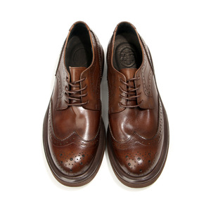Brogue Carved Men's Leather Shoes <b>Round</b> Toe Black Office Career <b>Cushioned</b> Dress Shoes Size 38-44 - Product Image 4