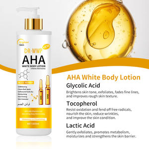 Lotion Corporelle Hydratante AHA aux Acides de Fruits 500ml avec Niacinamide, Vitamine B3, Vitamine E et Vitamine C pour Peaux Sèches et Éclaircissement - Product Image 4