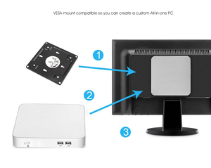 미니 PC 인텔 i5 4200U 프로세서 2 * USB 3.0 <span class=keywords><strong>4</strong></span> * USB 2.0 1 * RJ45 VGA HD-MI 듀얼 디스플레이 홈 오피스 미니 PC - Product Image 5