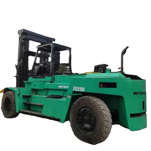 good condition used 30ton mitsubishi FD300 forklift truck heavy duty tcm diesel forklift in Shanghai China