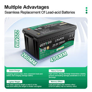 24V200Ah 25.6V 200ah 24V 5kWh LiFePO4 LFP paket baterai Lithium-ion untuk Forklift perahu Yacht penyimpanan energi rumah - Product Image 4