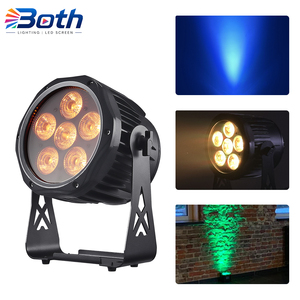 Waterproof Battery LED Uplight 6x18W RGBWA UV 6in1 Wireless DMX Par Light for Party - Product Image 1