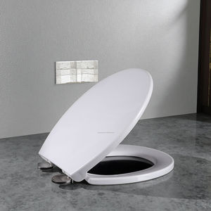 Asiento <span class=keywords><strong>de</strong></span> inodoro cuadrado moderno Cierre suave Liberación rápida Engrosado Hogar Cubiertas <span class=keywords><strong>de</strong></span> inodoro universales Inodoro Tapa Made PP Urea para - Product Image 4