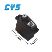 Moteur micro-servo métallique sans noyau CYS-S8246 à vitesse de fonctionnement élevée et léger pour voitures RC, avions et bateaux