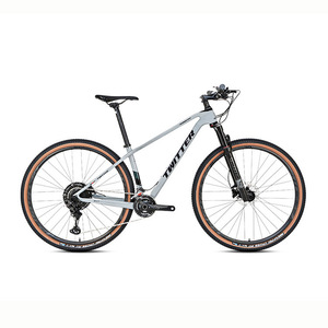Bicicleta de Montaña WARRIORpro de 27.5/29 Pulgadas con Cuadro de Carbono, Doble Suspensión y Frenos de Disco de Aceite - Product Image 4