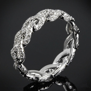 Anello a catena cubana intrecciata da uomo, stile hip hop retrò di nicchia, accessorio per dito indice - Product Image 2