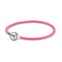 925 argent conception bracelets en cuir véritable boule baril fermoir bracelets porte-bonheur bracelet Fit Europe perles serpent Bracelets fins bijoux