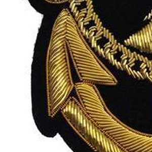 Best Quality Pocket Badge OEM <b>Sew</b> on Hand Made Embroidery Badges Factory Price Hand Embroidered Bullion Wire Badges - Product Image 4