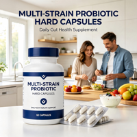 Capsules dures probiotiques, favorisent l'équilibre de la flore intestinale et le confort digestif