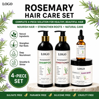 Shampooing, après-shampoing, huile capillaire, masque capillaire 3 en 1, ensemble romarin et menthe, renforce et nourrit, soin du cuir chevelu pour hommes et femmes, fabricant