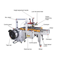 Machine à emballer automatique de scellage de ruban adhésif pour boîtes en carton