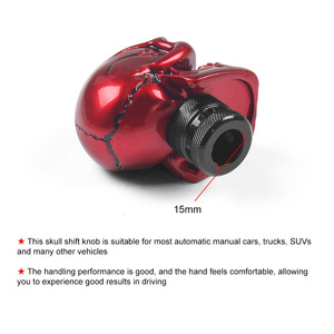 Pommeau de vitesse universel pour voiture, modification de crâne à grandes dents pour la personnalisation - Product Image 4