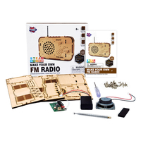 Kit d'apprentissage ODM/OEM BIG BANG SCIENCE : Fabricant de kits radio en bois à assembler soi-même, kit pédagogique de circuits électroniques pour étudiants