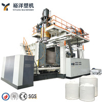 Assistance technique à vie par une équipe expérimentée Machine de moulage par extrusion-soufflage à 5 couches 2000L pour seaux en plastique HDPE