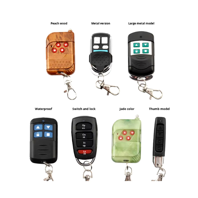 433/315 Electric Roller Shutter Remote Control Barrier Fixed Code Garage Door Retractable Gate Key Electronic Components