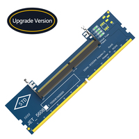 Adaptador de Memoria DDR4 para Portátiles y Computadoras de Escritorio, Tarjeta Adaptadora de 260 Pines SO-DIMM a 288 Pines DIMM para PC, Conector de Memoria RAM