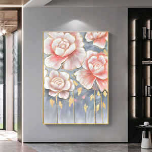 Decoración Moderna Personalizada para <span class=keywords><strong>el</strong></span> Hogar, <span class=keywords><strong>Pintura</strong></span> al Óleo Abstracta Pintada a Mano <span class=keywords><strong>sobre</strong></span> Lienzo, Hermosas Flores, Arte Mural, <span class=keywords><strong>Pintura</strong></span> en Relieve - Product Image 3