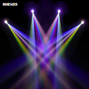 SHEHDS 230W 7r Luz Móvil de Cabeza Beam RGBW Profesional para Escenario con Rueda Gobo DMX512 para Bodas, DJ y Espectáculos de Discoteca - Product Image 6