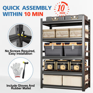 Estantes de almacenamiento de metal de acero para comestibles y supermercados Light-Goods Display <span class=keywords><strong>Rack</strong></span> Standing Shelf Units - Product Image 2