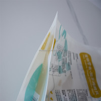 Sachet scellé debout en plastique PE personnalisé (Doypack) pour aliments pour bébés Viande séchée en conserve Collations aux fruits Aliments pour animaux domestiques Odeur