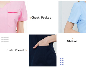 De <span class=keywords><strong>alta</strong></span> calidad de moda Hospital enfermera dos piezas conjunto farmacia uniforme Dental establece Hospital mano lavar la ropa - Product Image 5