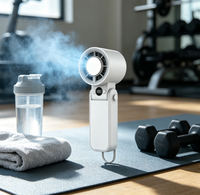 Ventilateur de poche pliable personnalisé avec logo, refroidissement par glace, vente en gros directe d'usine