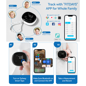 High Quality Portable Bluetooth <strong>Tape</strong> Measure Smart <strong>Body</strong> Measuring <strong>Tape</strong> <strong>for</strong> Fitness Weight Loss <strong>Measurement</strong> LED Display - Product Image 5