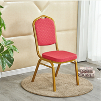 Chaises de banquet empilables modernes en métal de haute qualité, idéales pour l'extérieur, l'intérieur, le salon, les mariages et les hôtels – Vente en gros à prix abordable