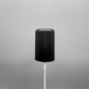 Pulvérisateur de parfum compact en PP noir dépoli, sérigraphié, demi-couverture, 20/24/28/410 - Product Image 4