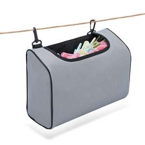 Bolsa para Pinzas de Ropa con Logotipo Personalizado, Nuevo Diseño, Resistente a los Rayos UV, Organizador de Pinzas para Colgar Ropa, Bolsas de Almacenamiento con Colgador - Product Image 1