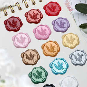 Étiquettes en cire de romarin multicolores, tampons de cire à cacheter, autocollants pour sceller les enveloppes, personnalisables - Product Image 2