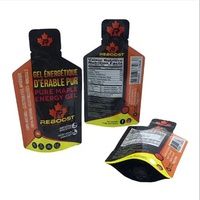 Sachets en aluminium personnalisés en forme de bouteille, pour emballage de Gel énergétique, sac d'emballage de jus de boisson, unités