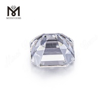 Diamants synthétiques de qualité supérieure, taille Asscher, couleur D VS1, 3 carats, en vrac, fabriqués en laboratoire, de la marque Messi Gems Factory Stock.
