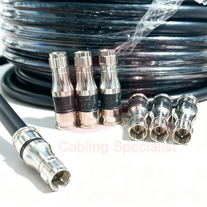 Cable Coaxial JinJin RG11 de 75 Ohmios, Baja Pérdida, Conductor de Cobre, Revestimiento de PVC, Blindaje de Lámina de Aluminio y Trenzado para CATV/<span class=keywords><strong>MATV</strong></span>/CCTV - Product Image 5