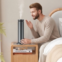 Diffuseur d'arômes de bureau AeroScent K26s Tower 200ml en alliage d'aluminium avec contrôle par application, machine à parfum 130 ㎡   5 couleurs