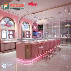 Fabricante de Muebles Minimalistas para Joyerías, Panel de Vidrio Templado, Mostrador de Exhibición para Centros Comerciales - Product Image 1