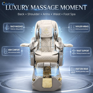 Fauteuil Podologique Premium Spa avec Lumière LED et Atomisation de Brume, Bassin pour les Pieds PC54, Idéal pour les Soins des Pieds et les Services de Manucure - Product Image 3