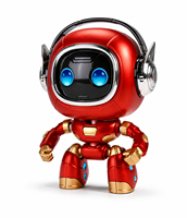 Robot éducatif IA Jimei BB1882F-60 ESP32 WiFi avec reconnaissance vocale et interaction via application, 37 langues, pour les 7-14 ans