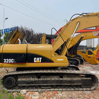 Excavatrice sur chenilles Caterpillar 320CL d'occasion, CAT 320D 323D, pelle hydraulique d'occasion, d'origine japonaise, en bon état, en stock