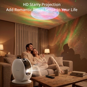 Projecteur Home Cinéma Android 14 Galaxy Star Night Light, projecteur <span class=keywords><strong>de</strong></span> lumière nocturne, résolution native 720P, prise en charge 4K, vidéo BT, Smart TV pour chambre, Wifi, Beamer - Product Image 6