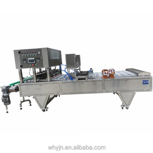 <span class=keywords><strong>Couvercle</strong></span> automatique d'aluminium plaçant la machine de cachetage de plateau de tasse de papier de nouille instantanée - Product Image 2