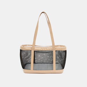 Büyük Kapasiteli Taşınabilir Evcil Hayvan Taşıyıcıları Seyahat Ürünleri Havayolu Onaylı Evcil Hayvan Taşıyıcısı Evcil Hayvan Askılı Taşıyıcı Nefes Alabilen File Üst Pencere - Product Image 5