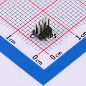 A127US-WS04P Pin Header SMD,P=1.27mm Connector ( Pin Structure: 2x4P )( Pitch: 1.27mm )( Row Spacing: 1.27mm ) - Product Image 1