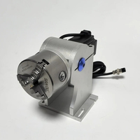 Nouvel axe rotatif D80 avec moteur Nema23 à mandrin de 80 mm et câble de 2 m pour machine de gravure et de marquage laser à fibre, cylindres