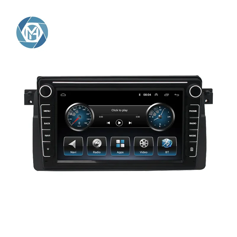 안드로이드 2 Din 9 인치 GPS 멀티미디어 와이파이 자동차 비디오 스테레오 라디오 플레이어 BMW E39 E53 X5 M5 1998-2006