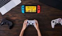 Manette de jeu Bluetooth 8Bitdo Pro2 sans fil avec effet Hall pour Nintendo Switch, PC, macOS, Android, Steam, Raspberry Pi