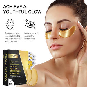 <span class=keywords><strong>Patch</strong></span> pour les yeux au collagène hydrogel organique chaud 24K Gold Under Eye Gel Mask Sheet Form Eyes Care Produit chaud - Product Image 3